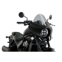 PUIG CUPOLINO SEMICARENATO TOURING MIRAGE PER HONDA CMX1100 DCT REBEL 21-24 FUME CHIARO-21461H