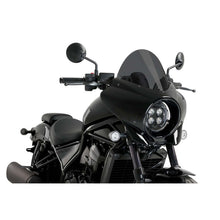 PUIG CUPOLINO SEMICARENATO TOURING MIRAGE PER HONDA CMX1100 DCT REBEL 21-24 FUME SCURO-21461F