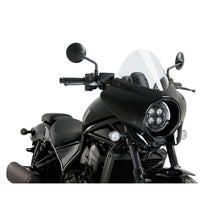 PUIG CUPOLINO SEMICARENATO TOURING MIRAGE PER HONDA CMX1100 DCT REBEL 21-24 TRASPARENTE-21461W