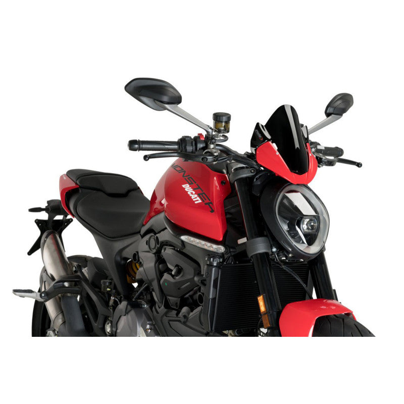 PUIG CUPOLINO SPORT PER DUCATI MONSTER 937 PLUS 21-23 NERO