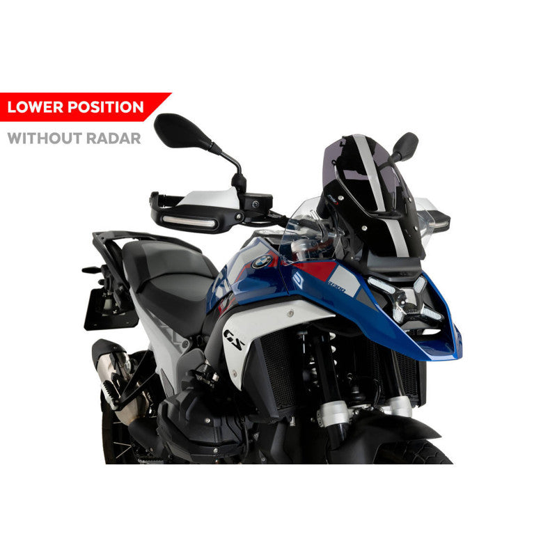 PUIG CUPOLINO SPORT SENZA RADAR PER BMW R1300 GS TRIPLE BLACK 23-25 FUME SCURO