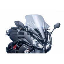 PUIG CUPOLINO TOURING PER KAWASAKI ER-6F 12-16 FUME CHIARO