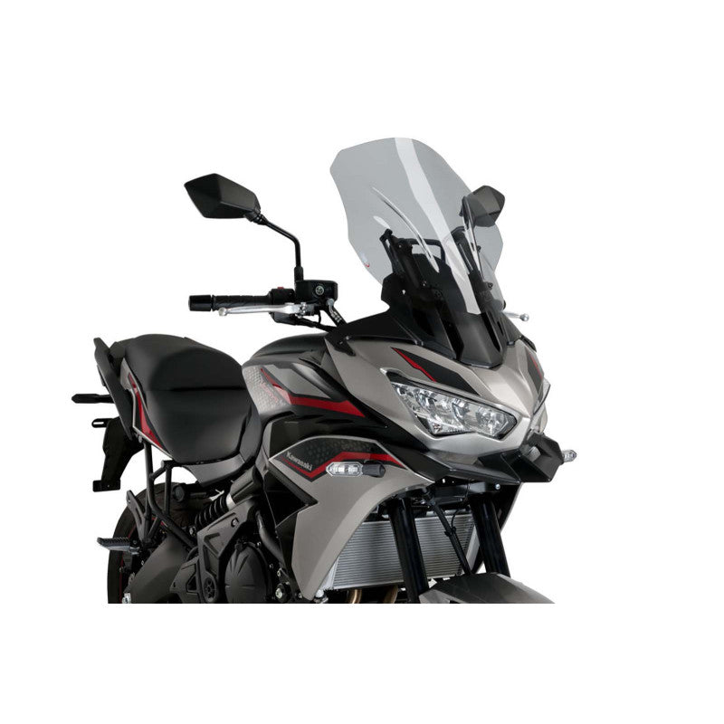 PUIG CUPOLINO TOURING PER KAWASAKI VERSYS 650 22-24 FUME CHIARO