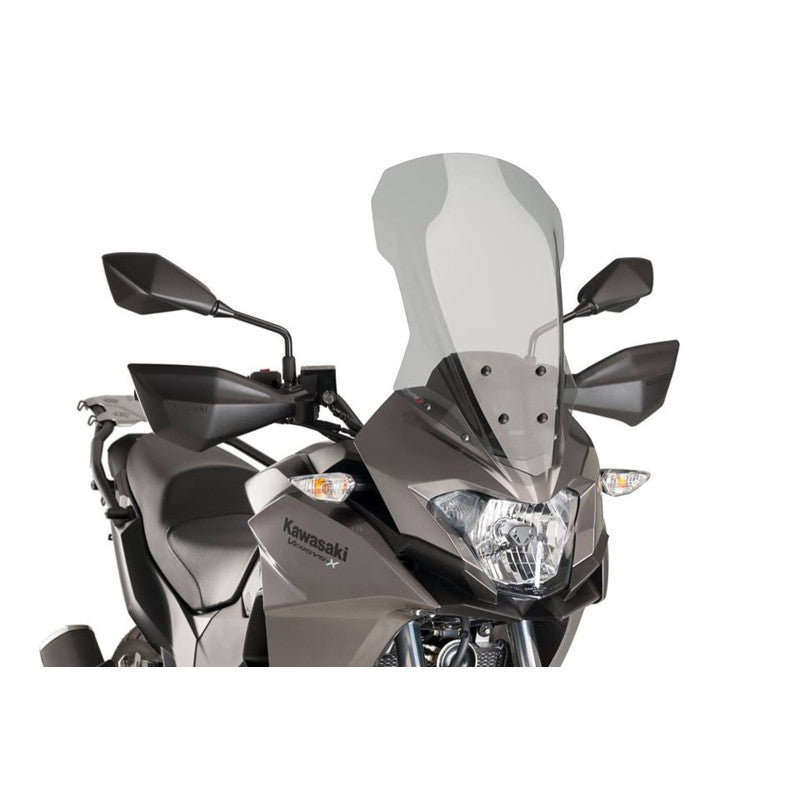 PUIG CUPOLINO TOURING PER KAWASAKI VERSYS-X 300 ADVENTURE 17-20 FUME CHIARO