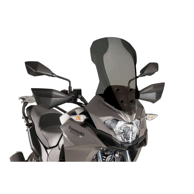 PUIG CUPOLINO TOURING PER KAWASAKI VERSYS-X 300 ADVENTURE 17-20 FUME SCURO