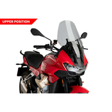 PUIG CUPOLINO TOURING PER MOTO GUZZI V100 MANDELLO 23-25 FUME CHIARO