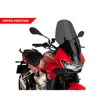 PUIG CUPOLINO TOURING PER MOTO GUZZI V100 MANDELLO 23-25 FUME SCURO