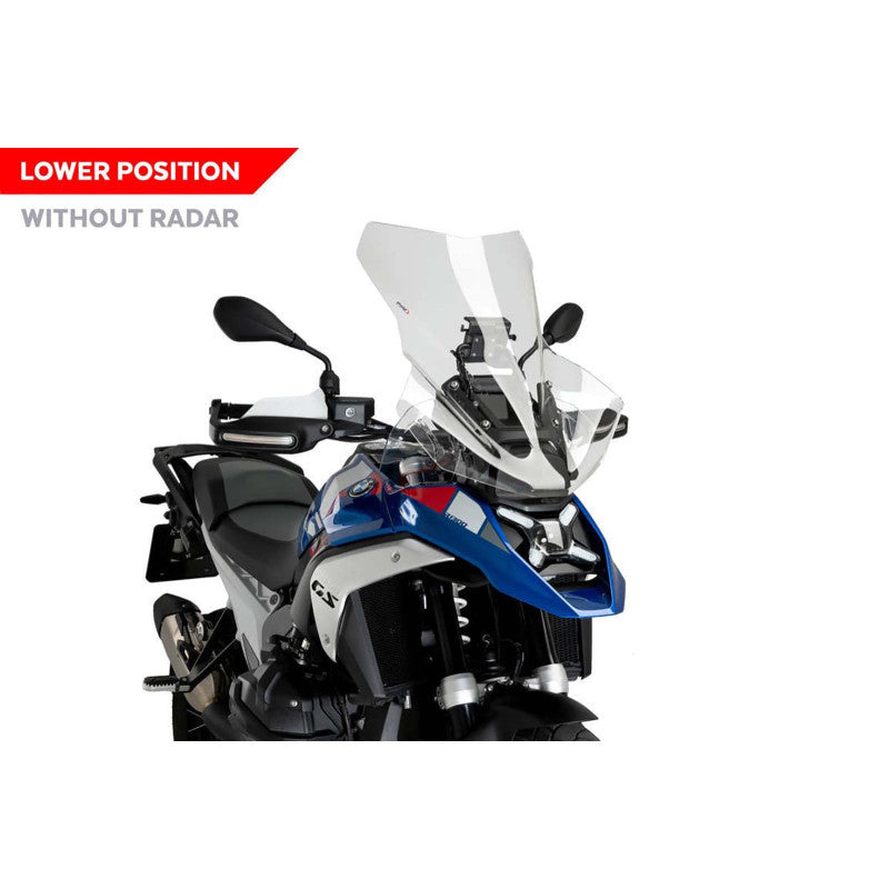 PUIG CUPOLINO TOURING PLUS SENZA RADAR PER BMW R1300 GS OPTION 719 TRAMONTANA 23-25 TRASPARENTE