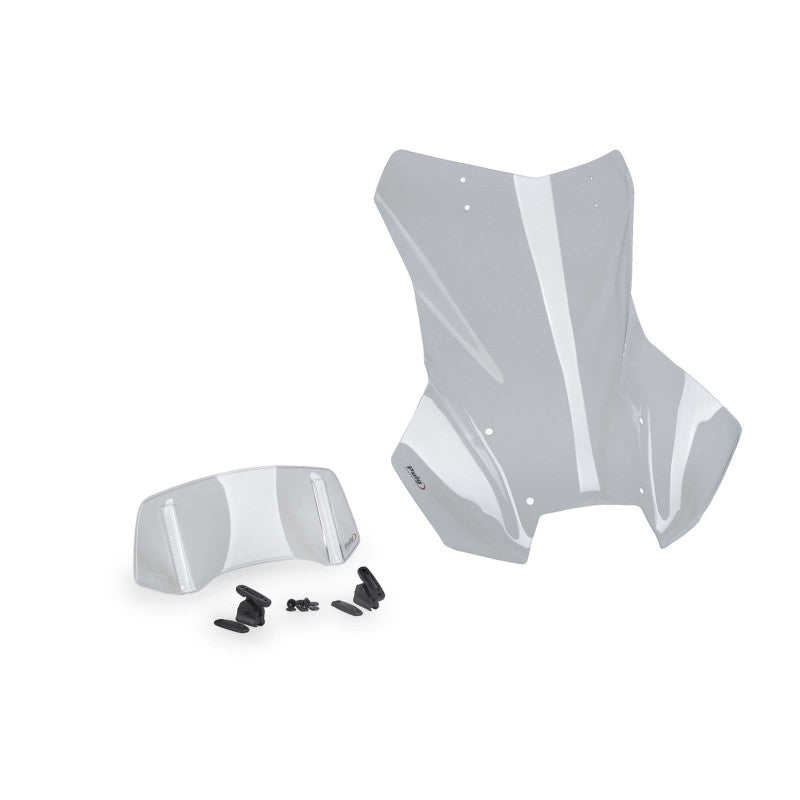 PUIG CUPOLINO TOURING PLUS-VISIERA CON RADAR BMW R1300 GS TRIPLE BLACK 23-25 TRASPARENTE