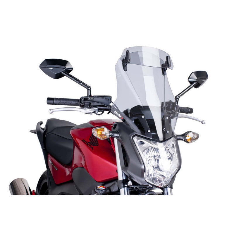 PUIG CUPOLINO TOURING PLUS-VISIERA PER HONDA NC750S 16-20 FUME CHIARO
