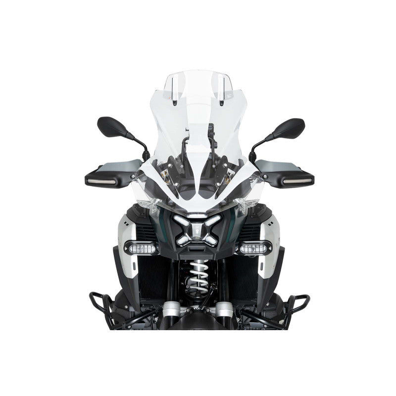 PUIG CUPOLINO TOURING PLUS-VISIERA SENZA RADAR BMW R1300 GS TRIPLE BLACK 23-25 TRASPARENTE
