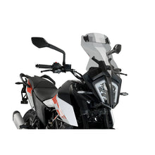 PUIG CUPOLINO TOURING-VISIERA PER KTM 390 SW ADVENTURE 2024 FUME CHIARO