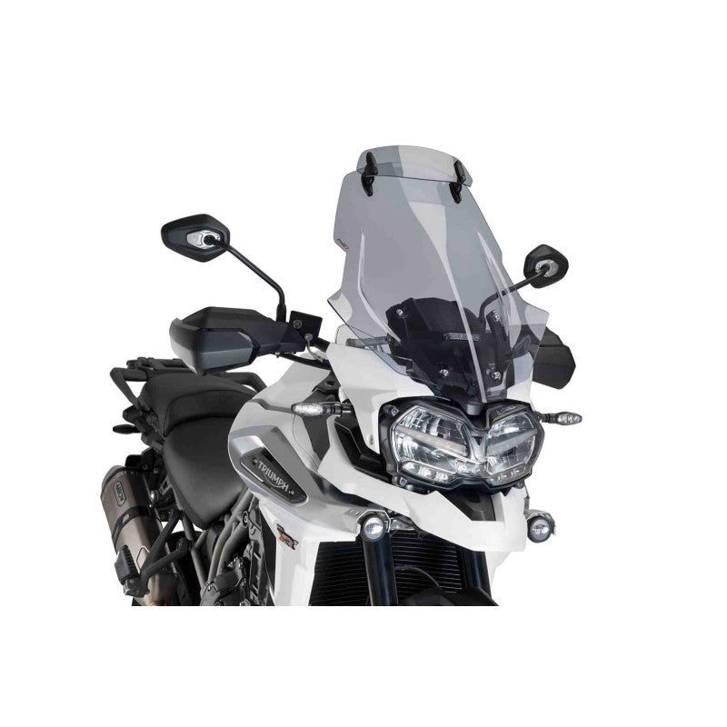 PUIG CUPOLINO TOURING-VISIERA PER TRIUMPH TIGER 1200 DESERT EDITION 20-21 FUME CHIARO