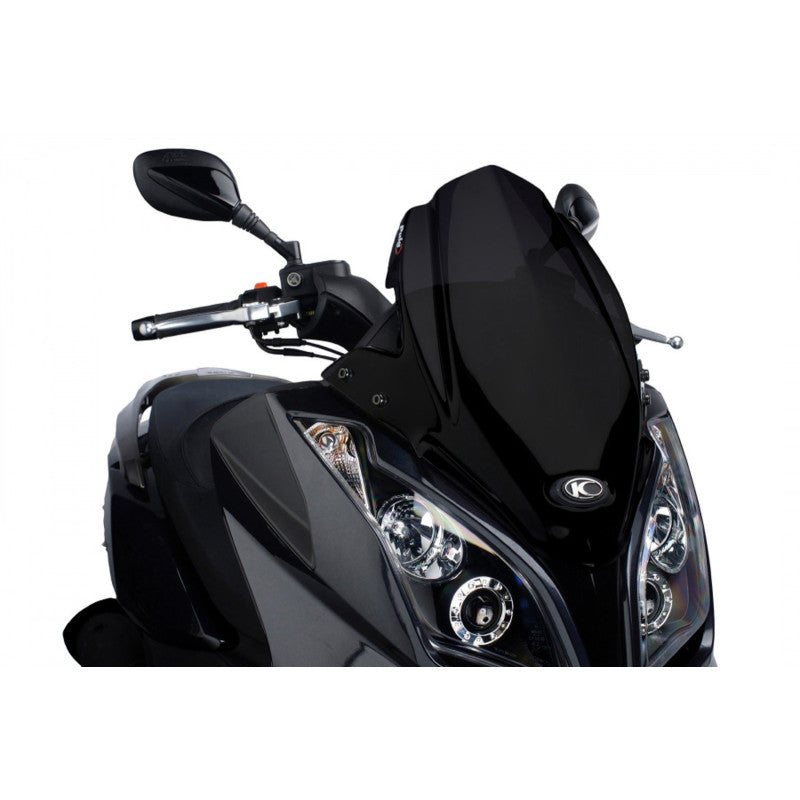 PUIG CUPOLINO V-TECH LINE SPORT PER KYMCO SUPERDINK 350i 09-14 NERO
