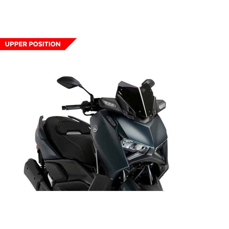 PUIG CUPOLINO V-TECH LINE SPORT PER YAMAHA X-MAX 125 23-25 FUME CHIARO