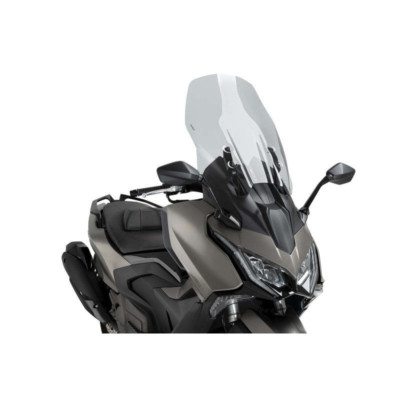 PUIG CUPOLINO V-TECH LINE TOURING KYMCO AK550 PREMIUM 24-25 FUME CHIARO