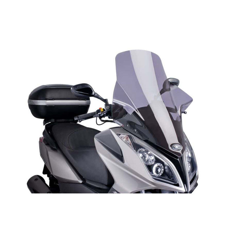 PUIG CUPOLINO V-TECH LINE TOURING PER KYMCO DOWNTOWN 125i 09-16 FUME CHIARO