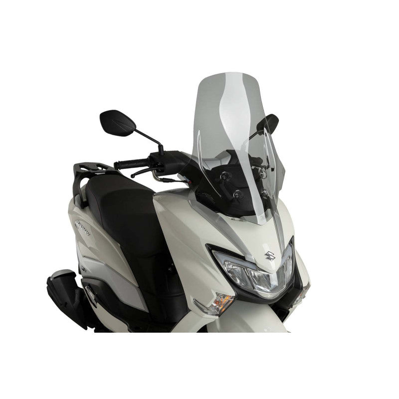 PUIG CUPOLINO V-TECH LINE TOURING PER SUZUKI BURGMAN STREET 125EX 23-25 FUME CHIARO