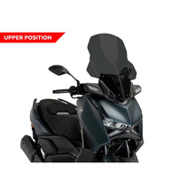 PUIG CUPOLINO V-TECH LINE TOURING PER YAMAHA X-MAX 125 MAX TECH 23-24 FUME SCURO