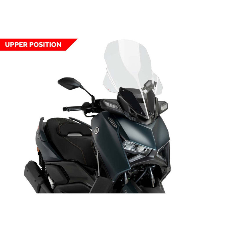 PUIG CUPOLINO V-TECH LINE TOURING PER YAMAHA X-MAX 300 23-25 TRASPARENTE
