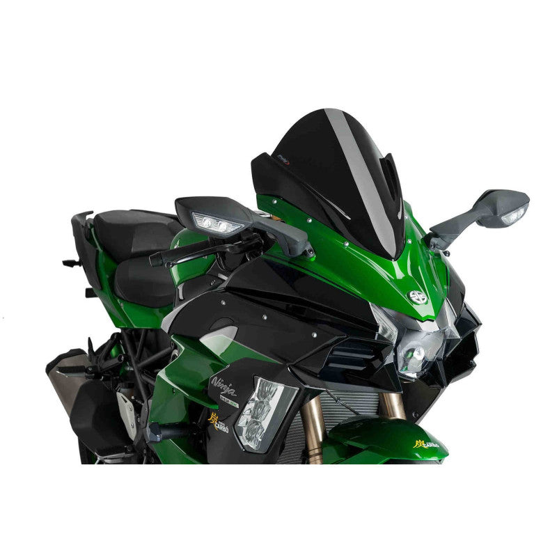PUIG CUPOLINO Z-RACING PER KAWASAKI NINJA H2 SX 18-19 NERO