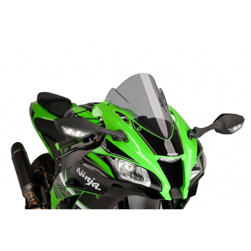 PUIG CUPOLINO Z-RACING PER KAWASAKI ZX-10R NINJA PERFORMANCE 16-18 FUME CHIARO