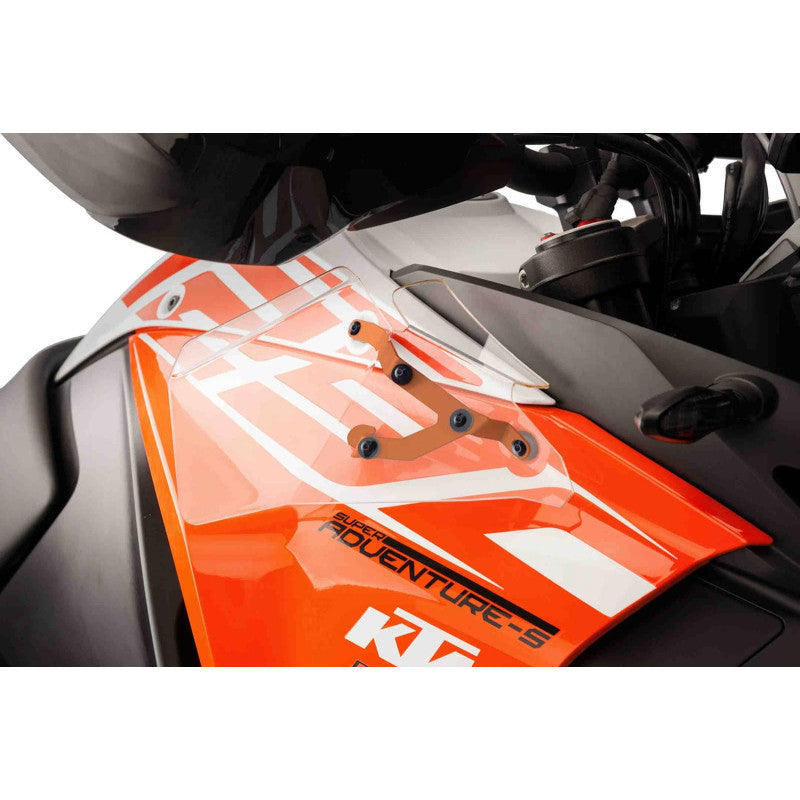 PUIG DEFLETTORE LATERALE SUPERIORE PER KTM 1290 SUPER ADVENTURE R 17-20 TRASPARENTE