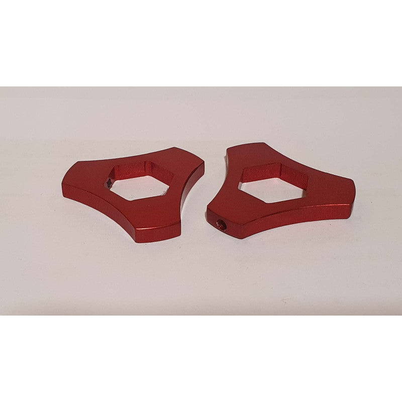 PUIG GHIERE DI REGOLAZIONE PRECARICO FORCELLA PER YAMAHA YZF-R6 06 ROSSO-OFFERTA
