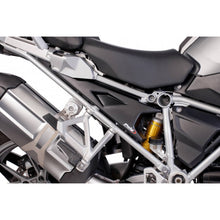 PUIG PANNELLI LATERALI PER BMW R1250 GS TRIPLE BLACK 21-23 NERO OPACO