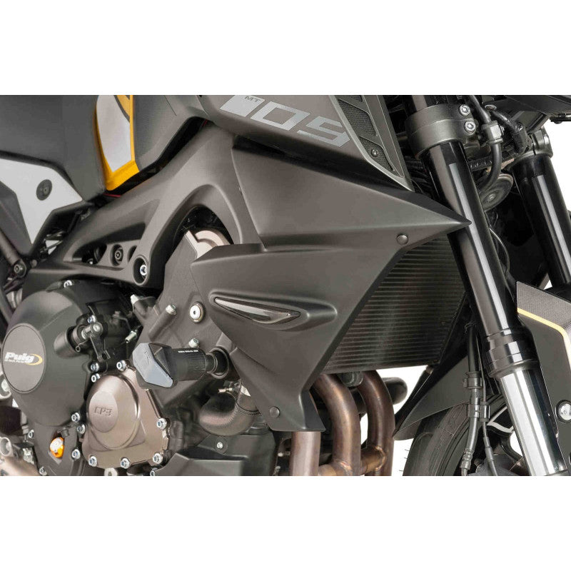PUIG PANNELLI PROTEZIONE RADIATORE PER YAMAHA MT-09 SP 18-20 NERO OPACO