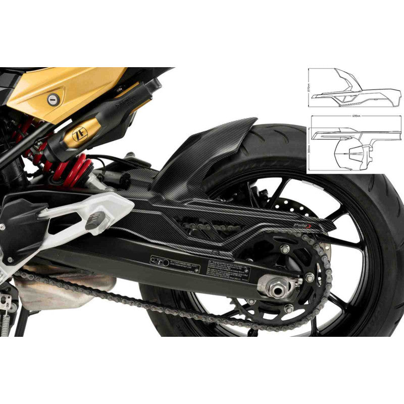 PUIG PARAFANGO POSTERIORE BMW F900 XR 2025 CARBON LOOK