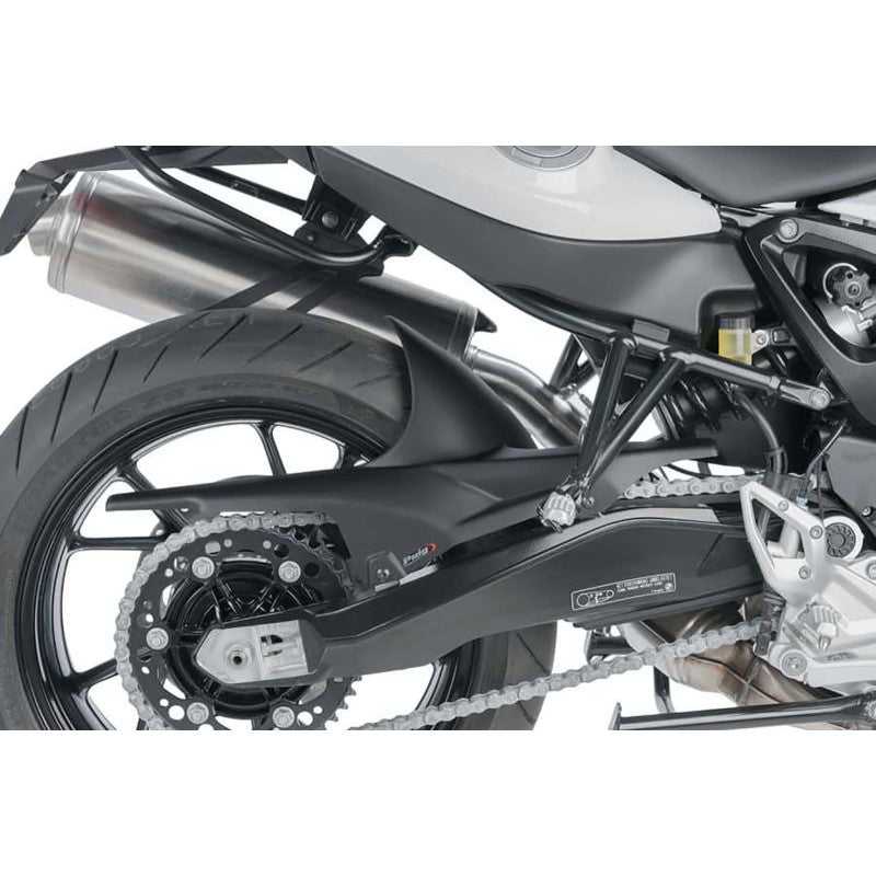 PUIG PARAFANGO POSTERIORE PER BMW F800 R 2015 NERO OPACO