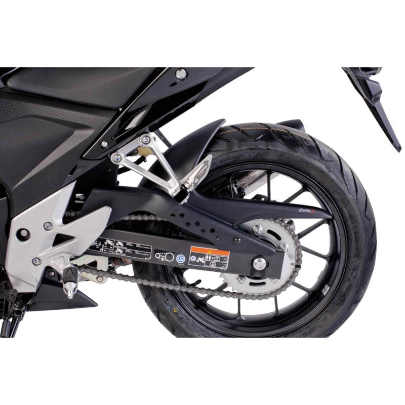 PUIG PARAFANGO POSTERIORE PER HONDA CB500X 17-18 NERO OPACO