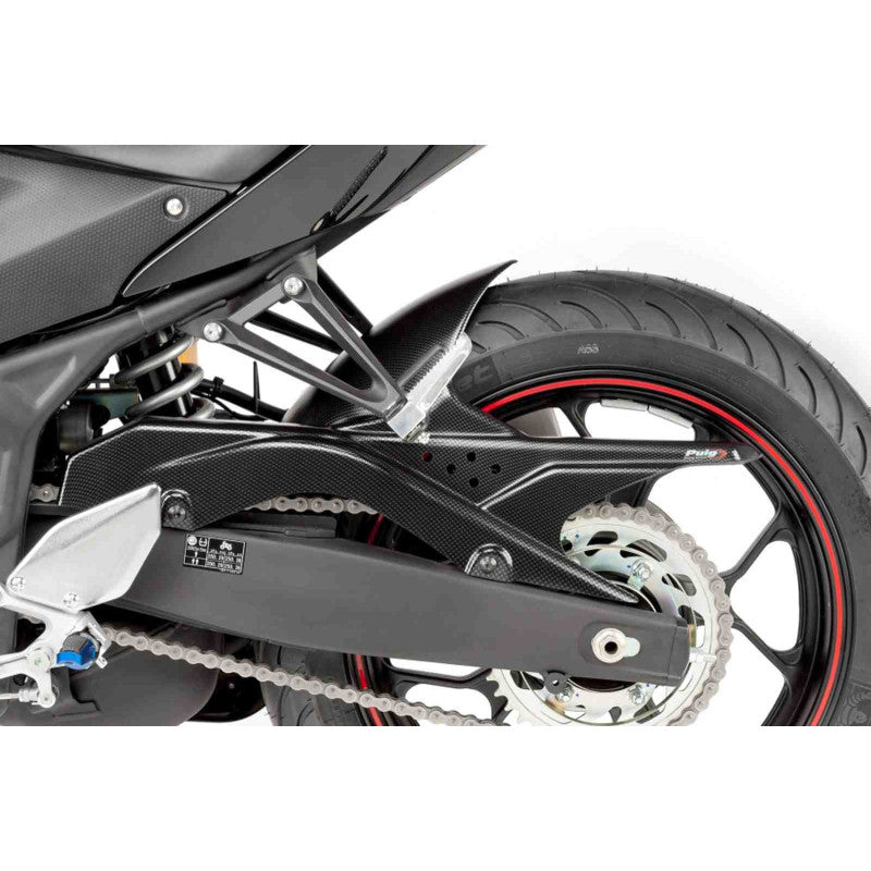PUIG PARAFANGO POSTERIORE YAMAHA YZF-R3 2025 CARBON LOOK