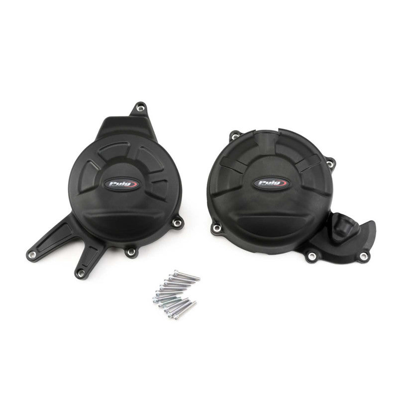 PUIG PROTEZIONE CARTER MOTORE TRACK PER CAMPIONATO APRILIA RS660 2025 NERO