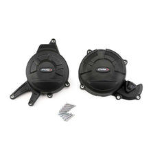 PUIG PROTEZIONE CARTER MOTORE TRACK PER CAMPIONATO APRILIA RS660 FACTORY 2025 NERO