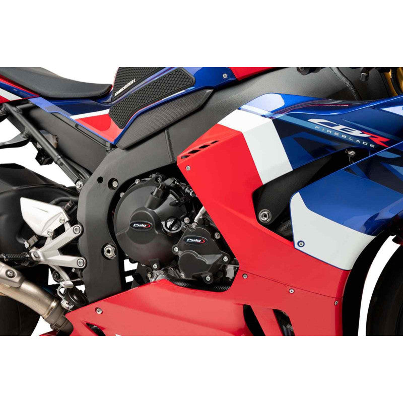 PUIG PROTEZIONE CARTER MOTORE TRACK PER CAMPIONATO HONDA CBR1000RR-R FIREBLADE 22-23 NERO