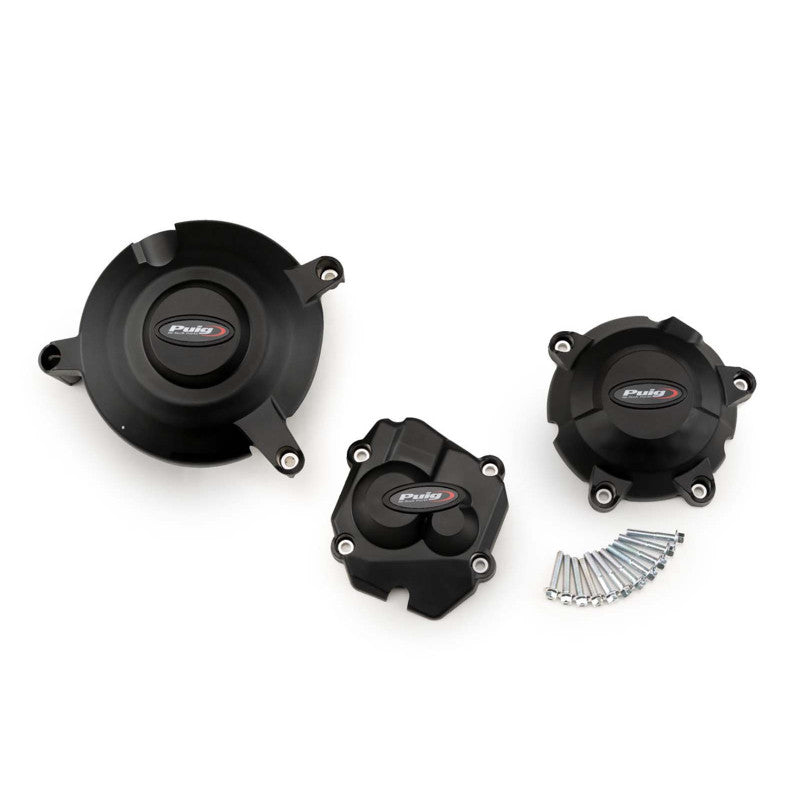 PUIG PROTEZIONE CARTER MOTORE TRACK PER CAMPIONATO KAWASAKI ZX-10R 2026 NERO