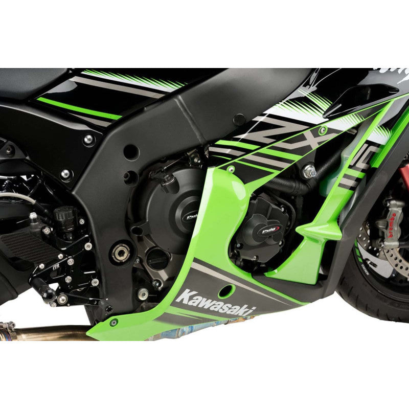 PUIG PROTEZIONE CARTER MOTORE TRACK PER CAMPIONATO KAWASAKI ZX-10RR 21-25 NERO