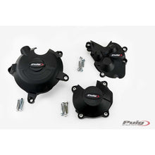 PUIG PROTEZIONE CARTER MOTORE TRACK PER CAMPIONATO KAWASAKI ZX-6R NINJA 24-25 NERO