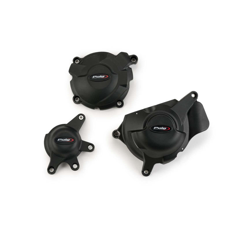 PUIG PROTEZIONE CARTER MOTORE TRACK PER CAMPIONATO PER HONDA CBR1000RR FIREBLADE 17-19 NERO
