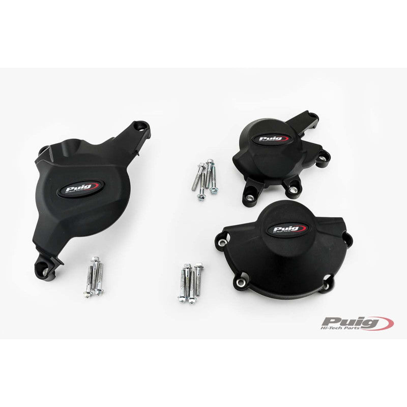 PUIG PROTEZIONE CARTER MOTORE TRACK PER CAMPIONATO PER HONDA CBR600RR 07-08 NERO