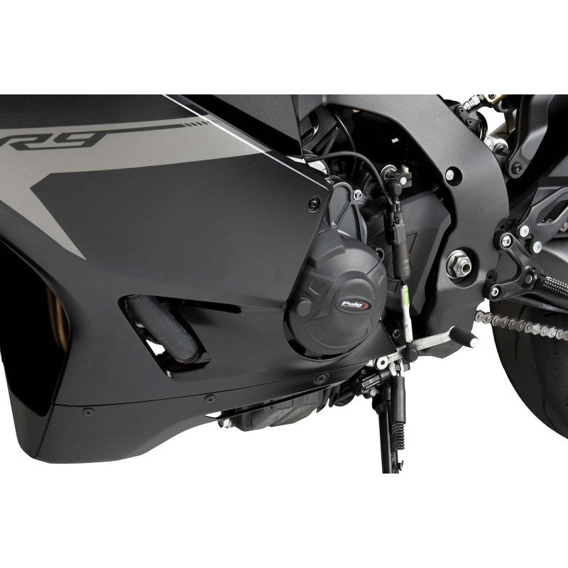 PUIG PROTEZIONE CARTER MOTORE TRACK PER CAMPIONATO PER YAMAHA YZF-R9 2025 NERO
