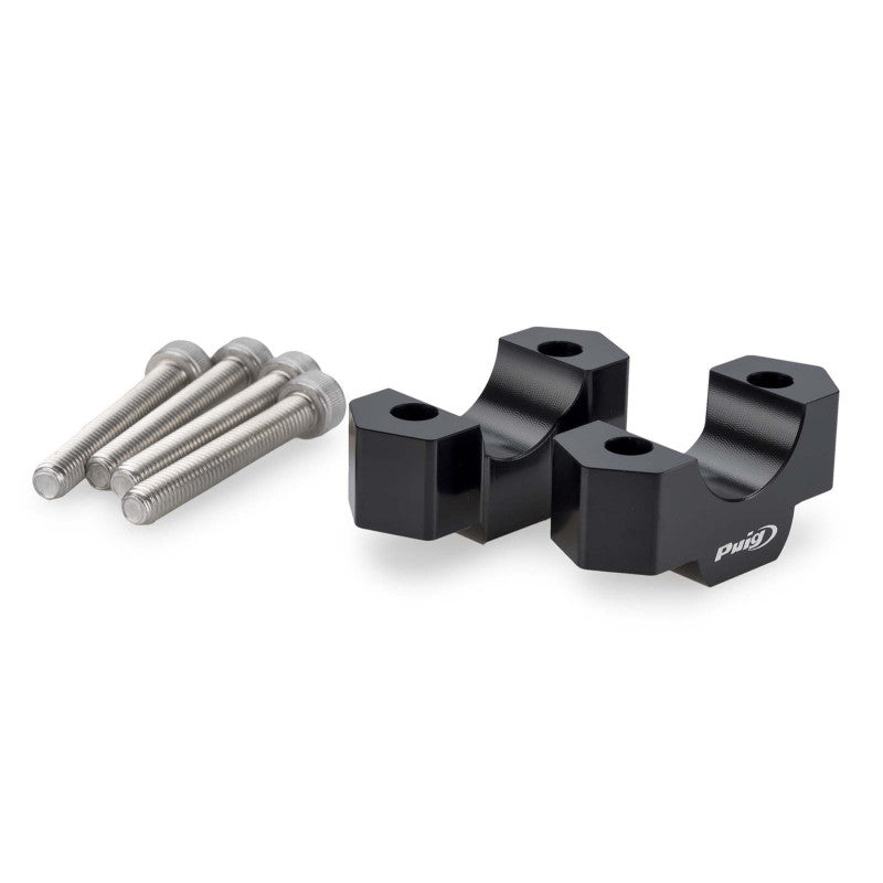 PUIG RISERS PER MANUBRI BMW F900 GS ADVENTURE 24-25 NERO-22142N