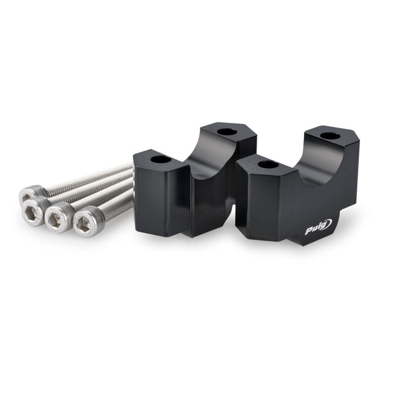 PUIG RISERS PER MANUBRI BMW F900 GS ADVENTURE 24-25 NERO-22183N