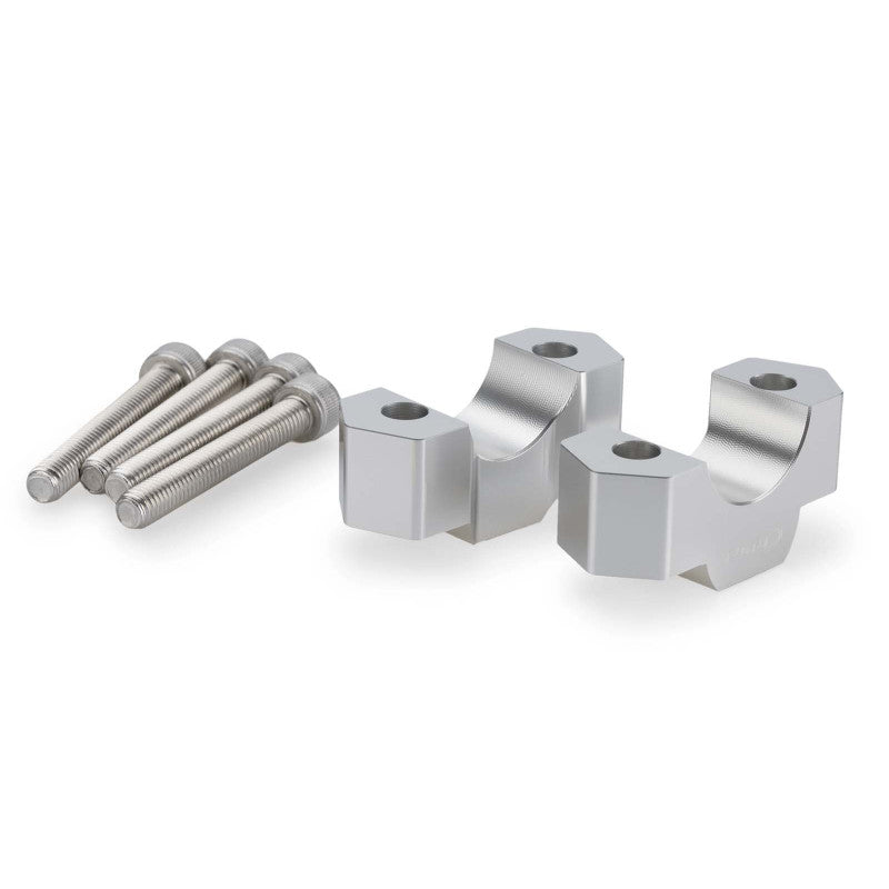 PUIG RISERS PER MANUBRI BMW F900 GS ADVENTURE 24-25 SILVER-22142P