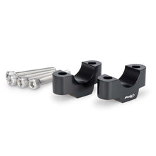 PUIG RISERS PER MANUBRI BMW R12 NINE T 24-25 NERO