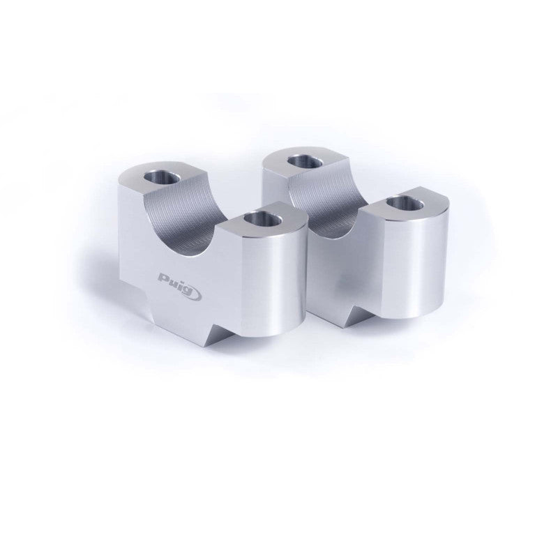 PUIG RISERS PER MANUBRI KAWASAKI Z650 RS 22-23 SILVER-3672P
