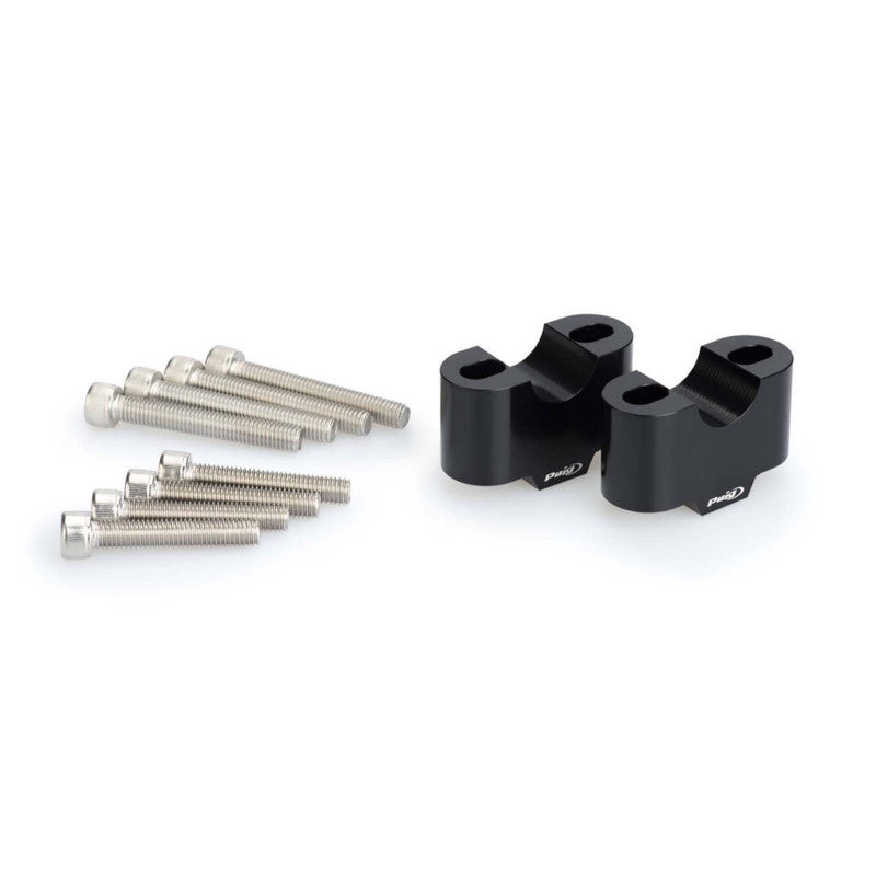 PUIG RISERS PER MANUBRI KAWASAKI Z650 RS 24-25 NERO-3672N