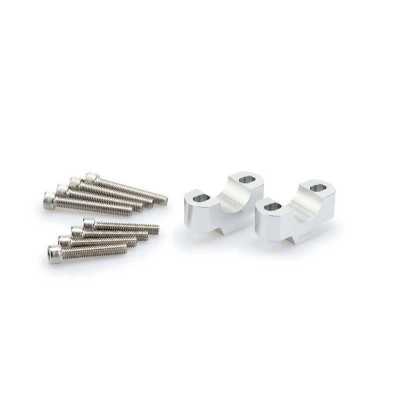 PUIG RISERS PER MANUBRI PER HONDA X-ADV 2017 SILVER-3740P